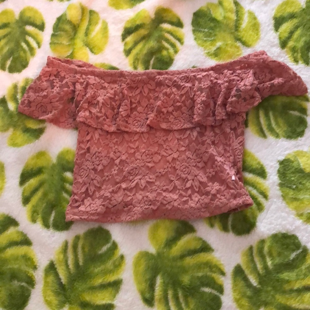 strapless crop top